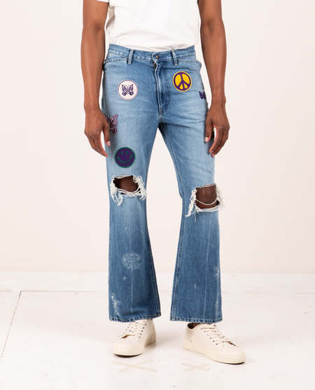 Needles Assorted Patches Boot-Cut Jean | Garmentory