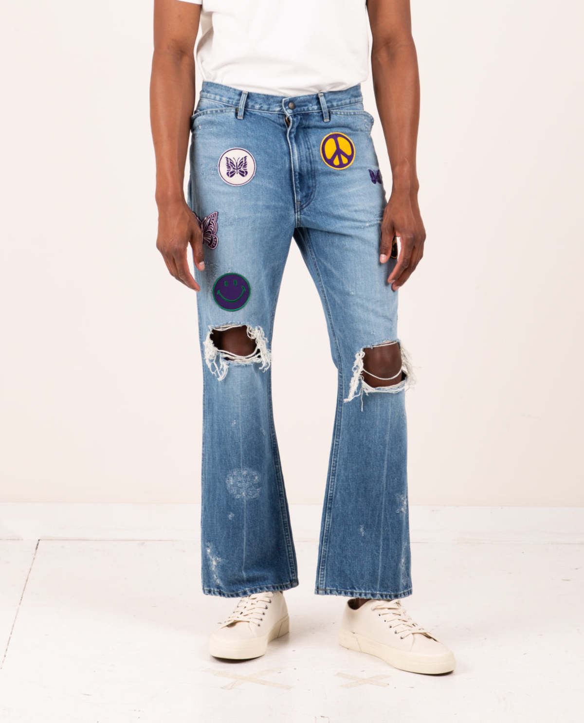 Lサイズ ニードルスAssorted Patches straight Jean KP139-Needles-Assorted-Patches