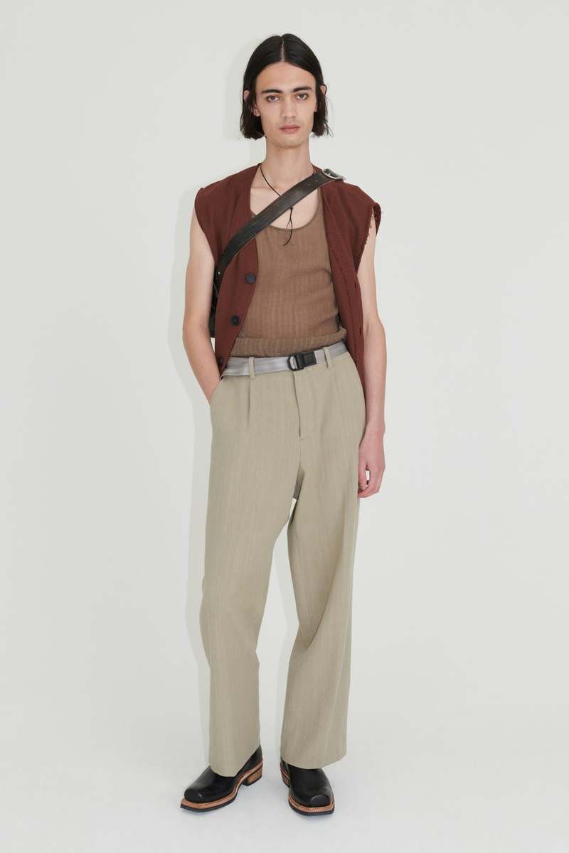 Our Legacy True Cotton Twill Borrowed Chino - Khaki | Garmentory