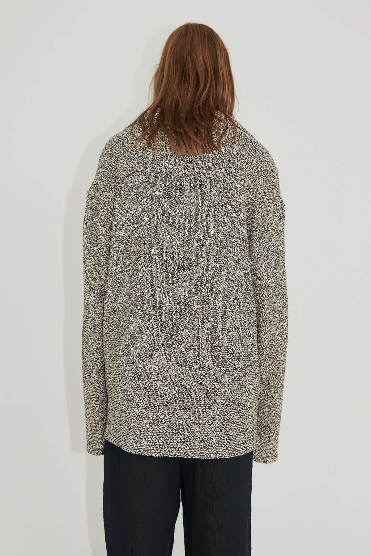 Our Legacy Retreat Shirt - Black/White Crochet | Garmentory