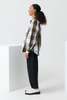 Kowtow Ella Shirt - Khaki Check - Thumbnail 4