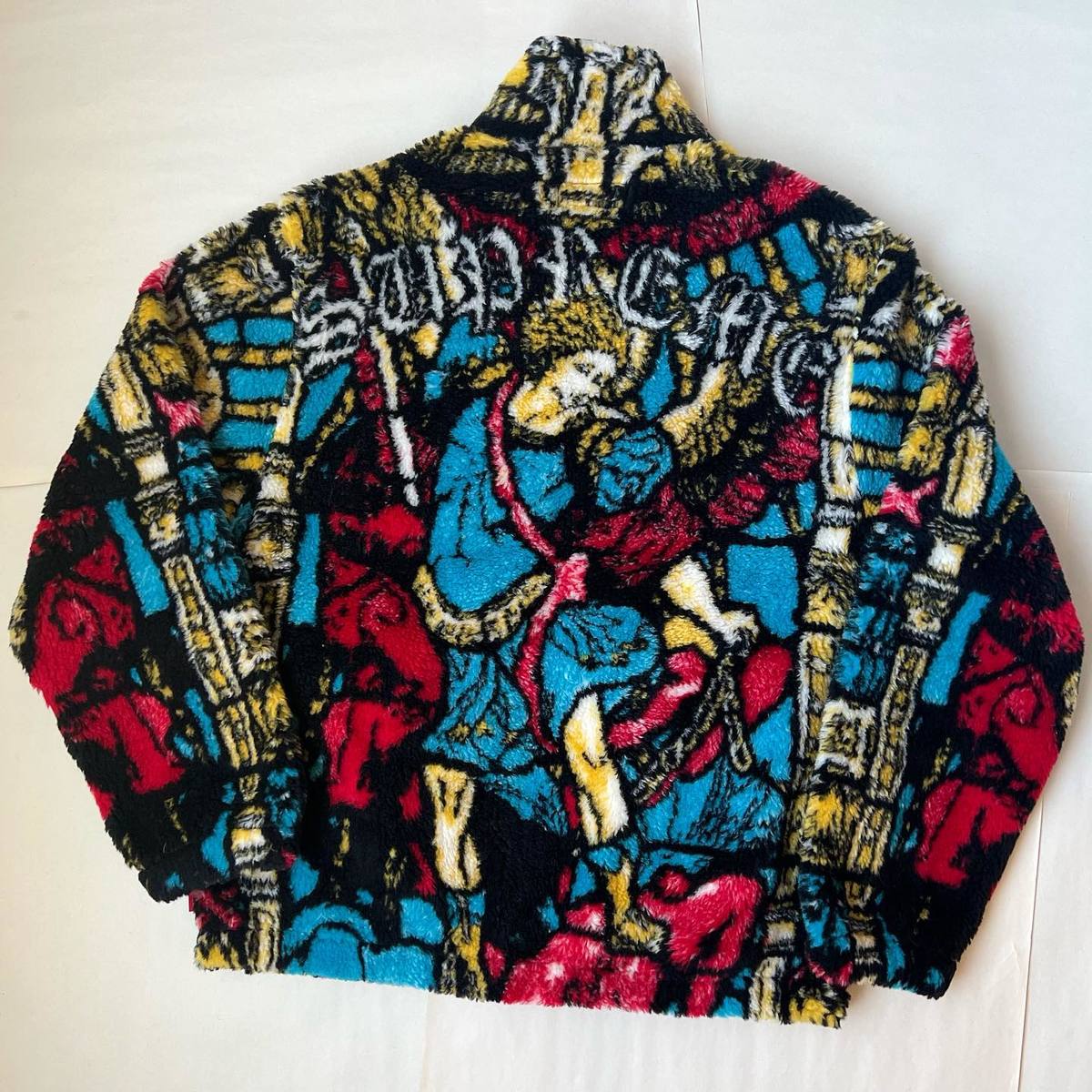 Supreme Saint Michael Fleece Jacket - White | Garmentory