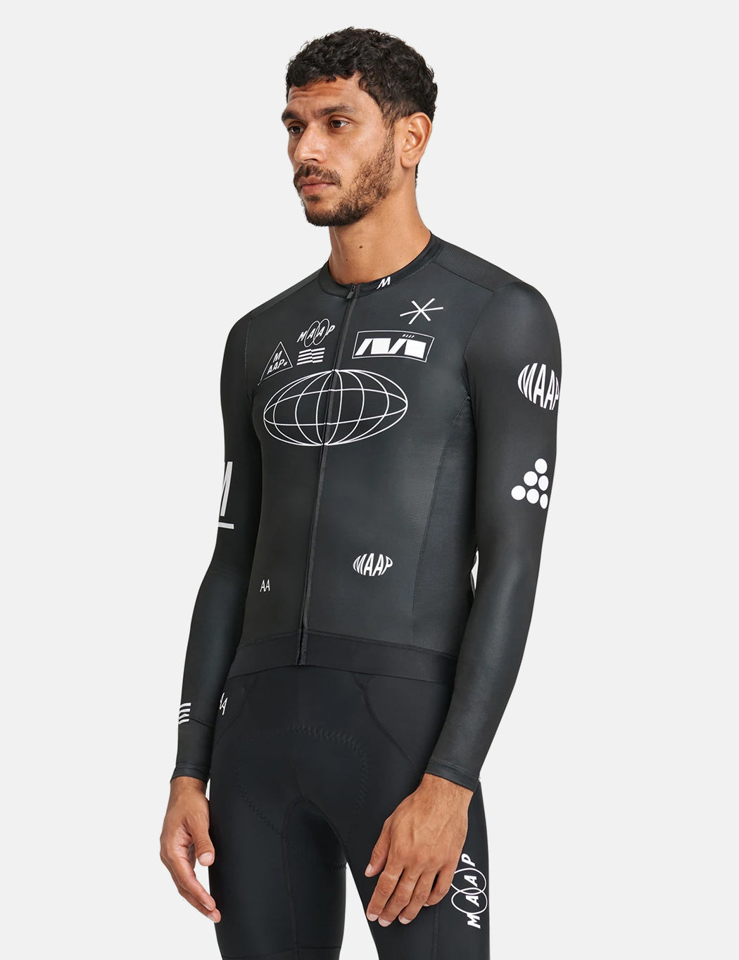 MAAP Axis Pro Jersey Long Sleeve - Black | Garmentory