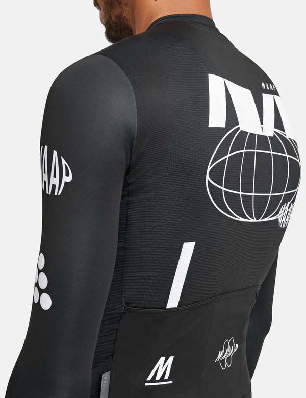 MAAP Axis Pro Jersey Long Sleeve - Black | Garmentory