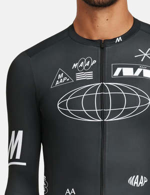 MAAP Axis Pro Jersey Long Sleeve - Black | Garmentory