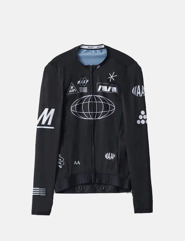 MAAP Axis Pro Jersey Long Sleeve - Black | Garmentory