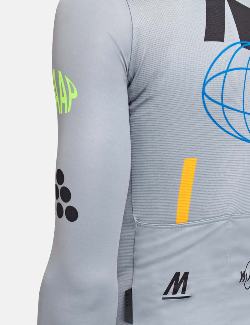 MAAP Axis Pro Jersey Long Sleeve - Storm Grey | Garmentory