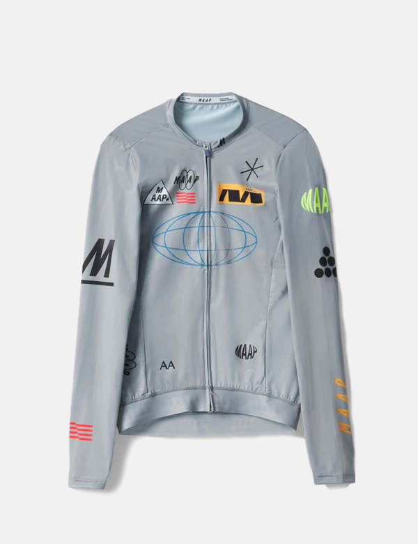 MAAP Axis Pro Jersey Long Sleeve - Storm Grey | Garmentory
