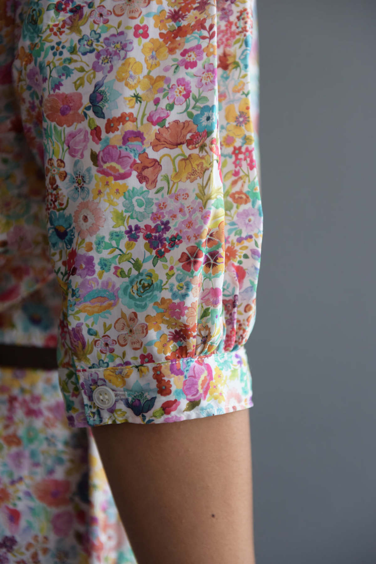 Makié Brooke Shirt Dress - Pink Flowers - Image 5 of 6