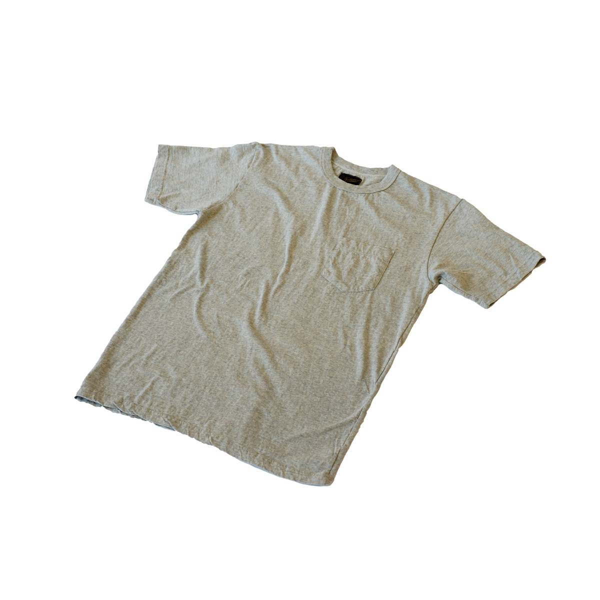 National Athletic Goods Pocket Tee Lightweight Mock Twist Jersey Ash Grey - Image 3 of 4