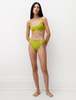 NU SWIM High Cut Bottom - Olive - Thumbnail 1
