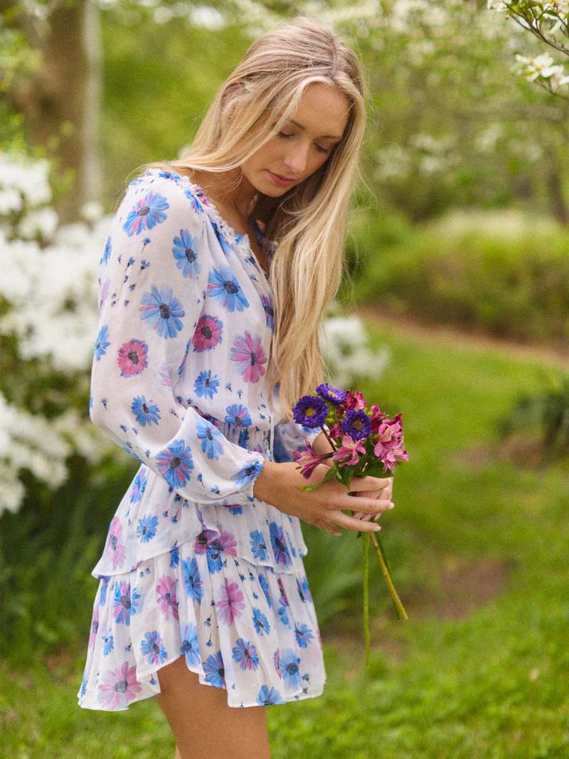 LoveShackFancy Popover Dress - Deep Cotton Candy | Garmentory