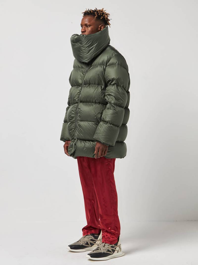 Rick Owens Gethsemane Mountain Jacket - Khaki | Garmentory