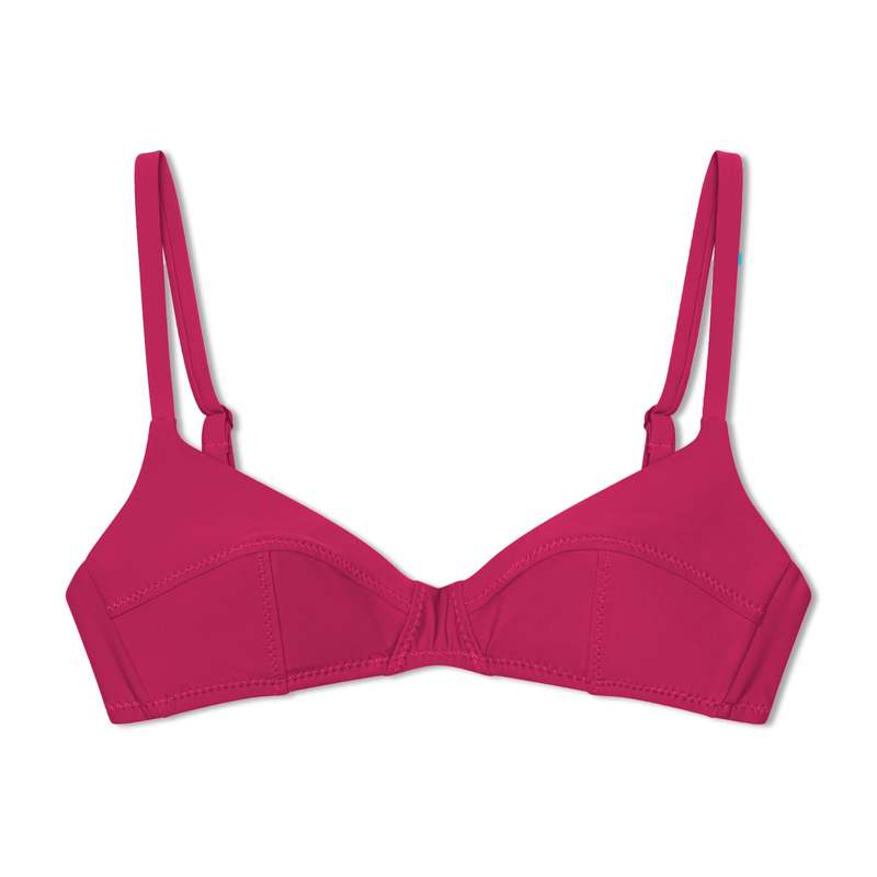 Galamaar Simone Retro Top - Hibiscus