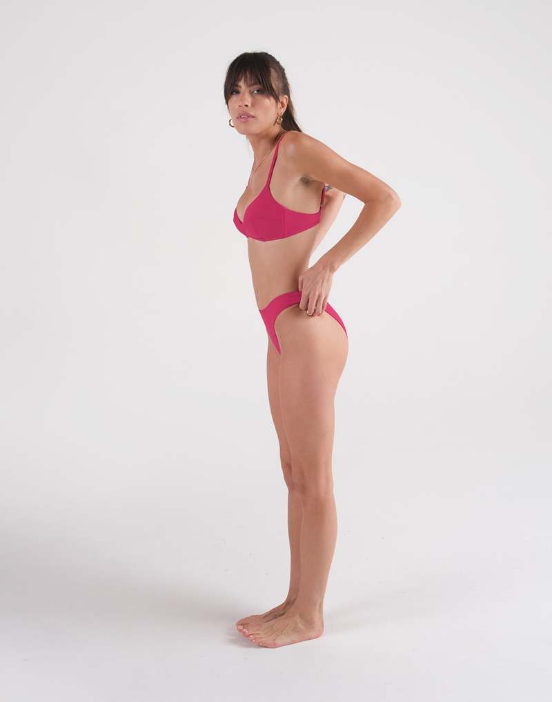 Galamaar Simone Retro Top - Hibiscus