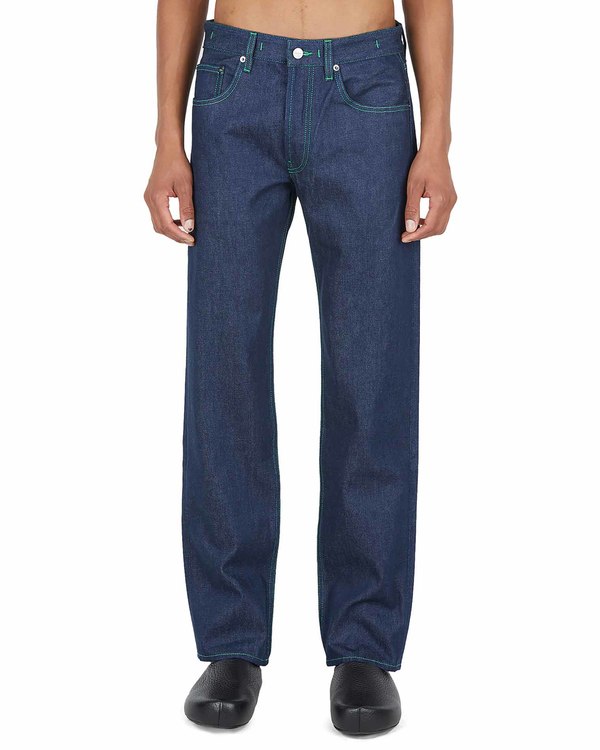 Jacquemus Le De-Nimes Fresa Blue Jeans - BLUE | Garmentory