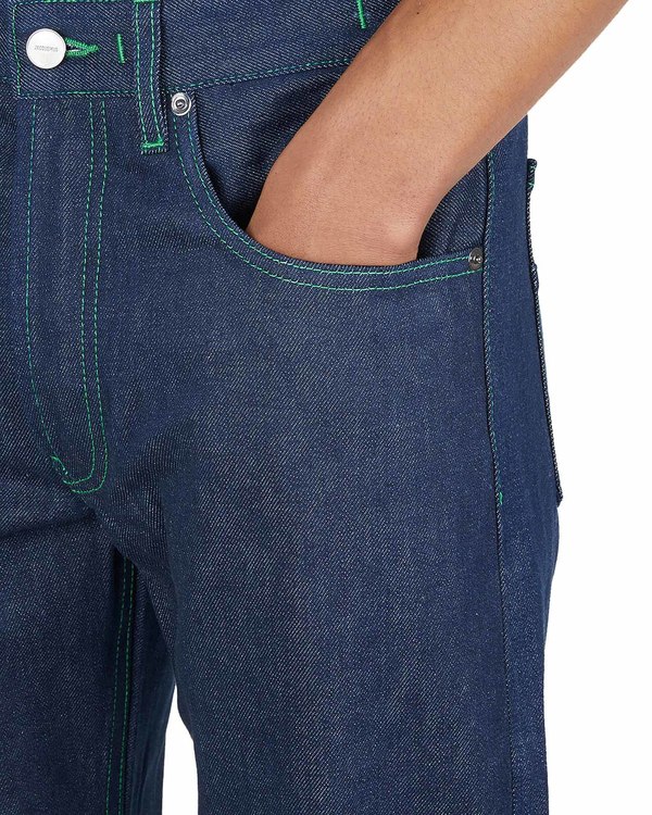 Jacquemus Le De-Nimes Fresa Blue Jeans - BLUE | Garmentory