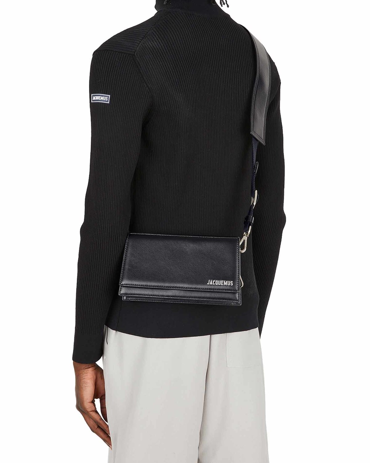 Jacquemus Le Bambino Homme Leather Bag - Black | Garmentory