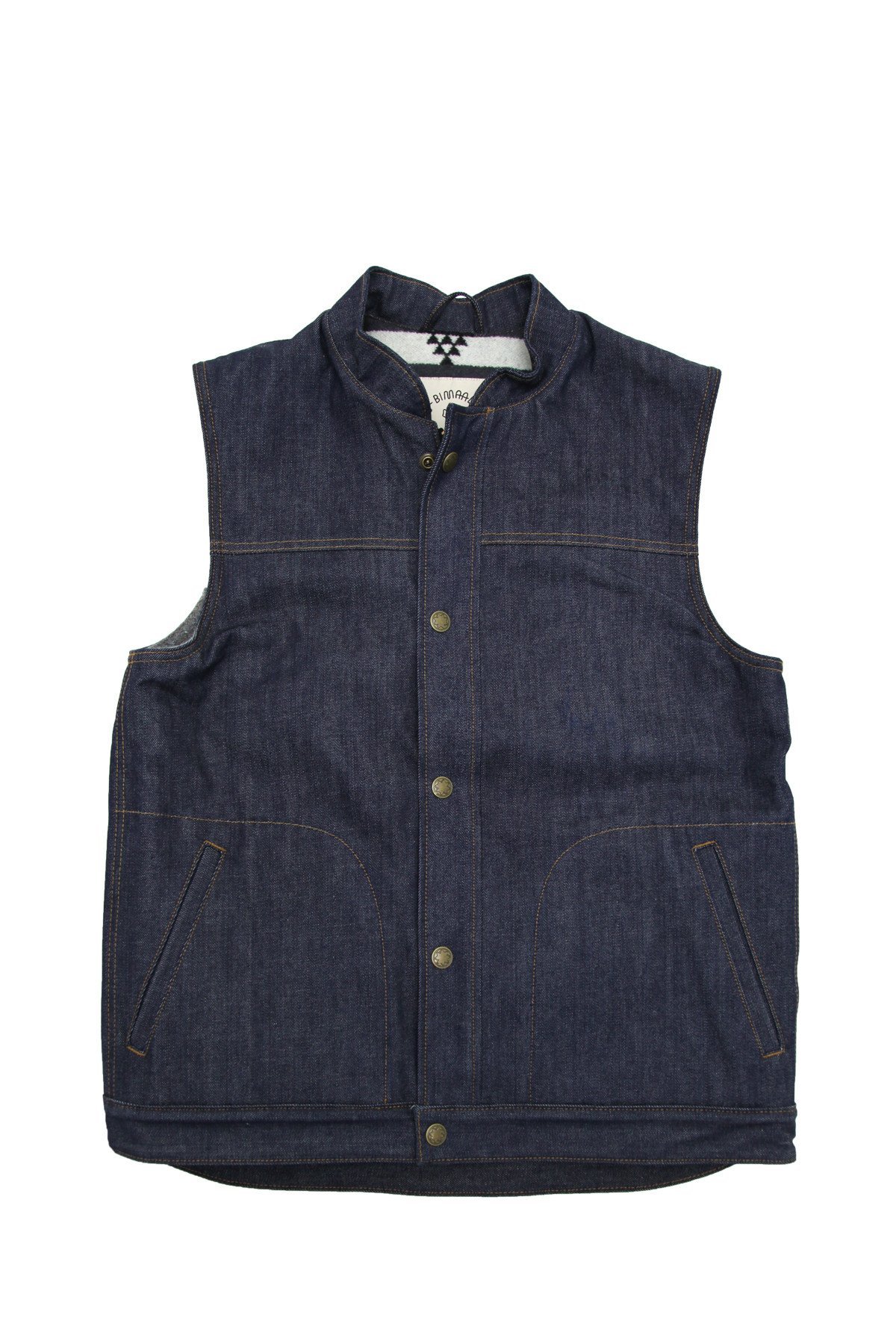 Ginew Selvedge Denim Vest | Garmentory