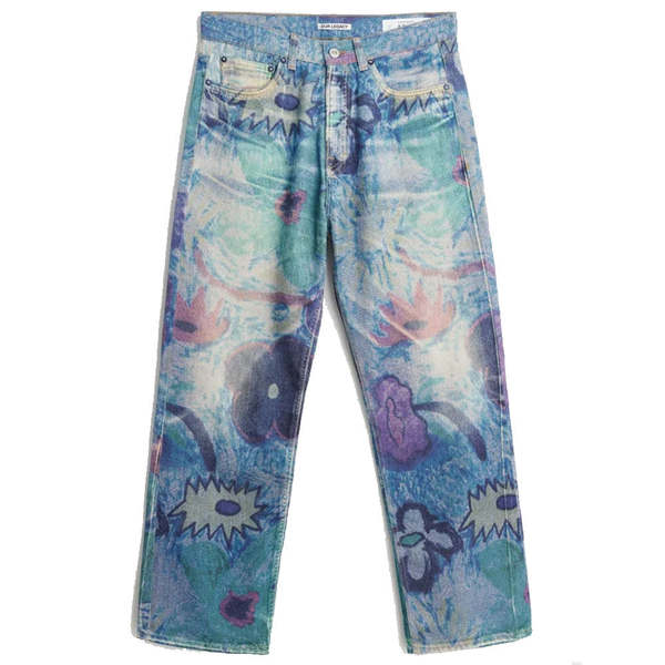 Our Legacy Third Cut Jeans - Digital Chalk Flower Denim | Garmentory