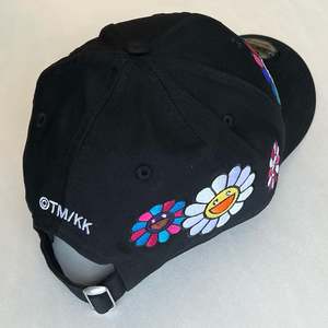 New Era x Takashi Murakami Flower Allover Cloth Strap Hat - Black