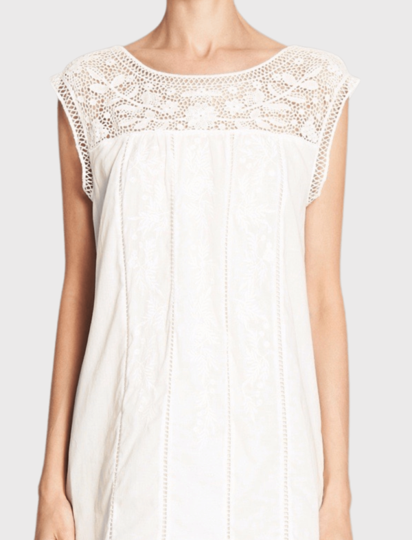 Joie Jojoseba Dress Porcelain