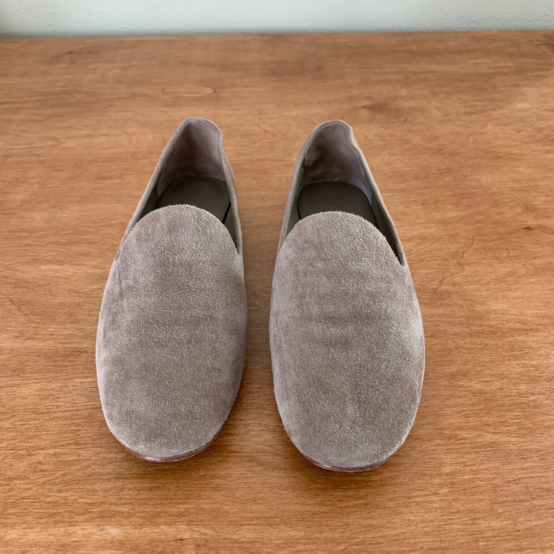 VINCE milo loafers in dark taupe Garmentory