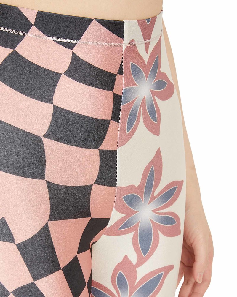 Chopova Lowena Leggins - Flowers/Checks Motif | Garmentory