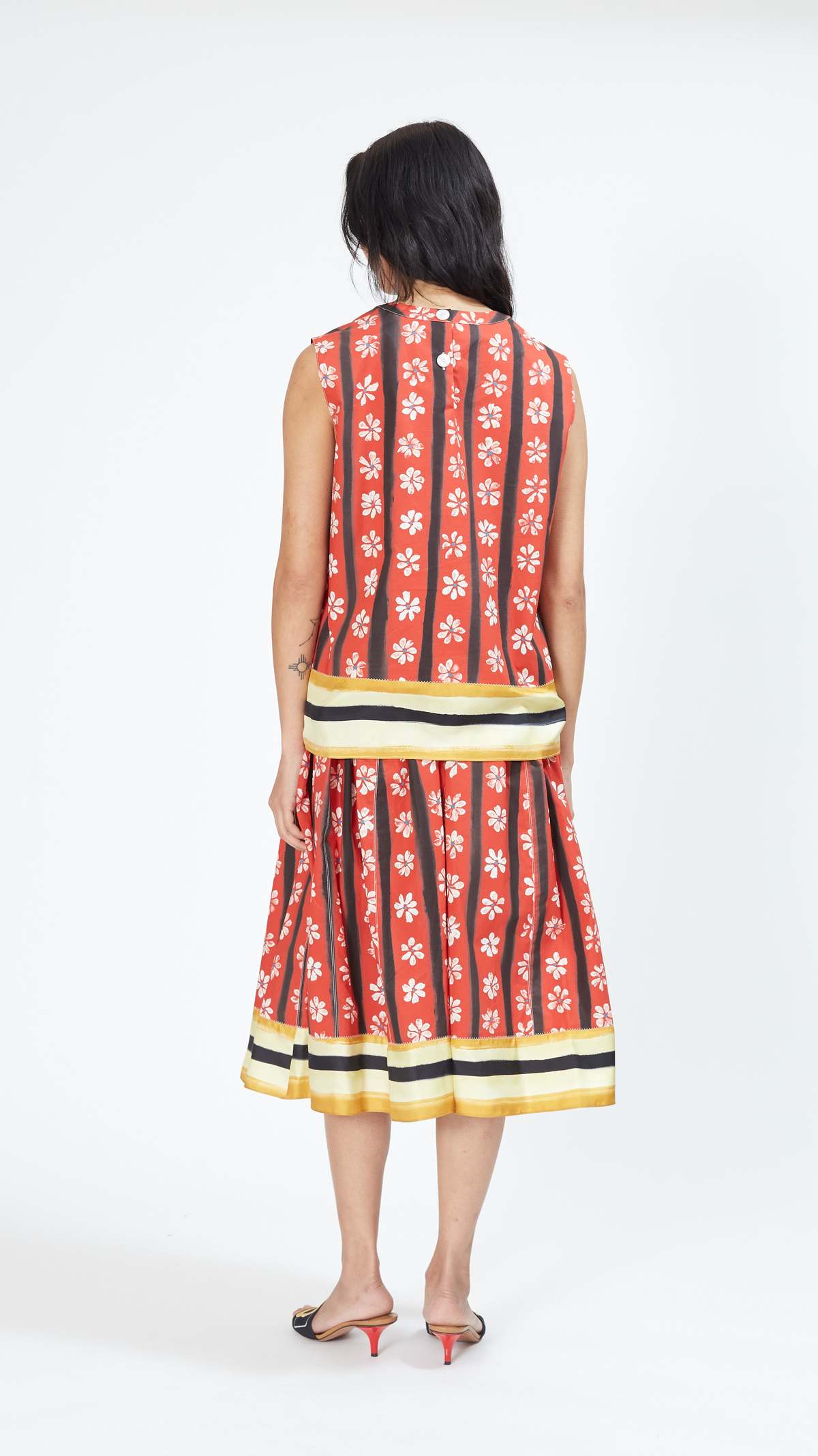 Marni Daisy Lane Poplin Top Lacquer Garmentory