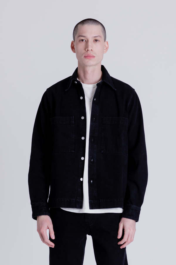 Schnayderman's Overshirt Workwear Denim - Black