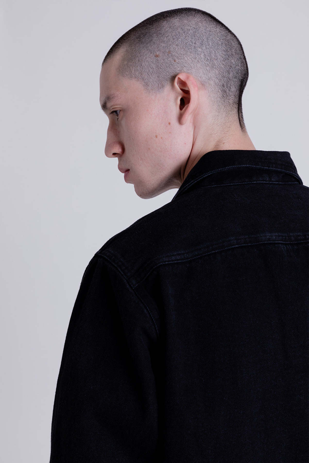 Schnayderman's Overshirt Workwear Denim - Black - Image 4 of 6