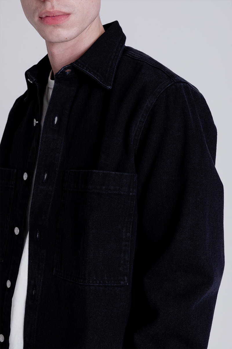 Schnayderman's Overshirt Workwear Denim - Black