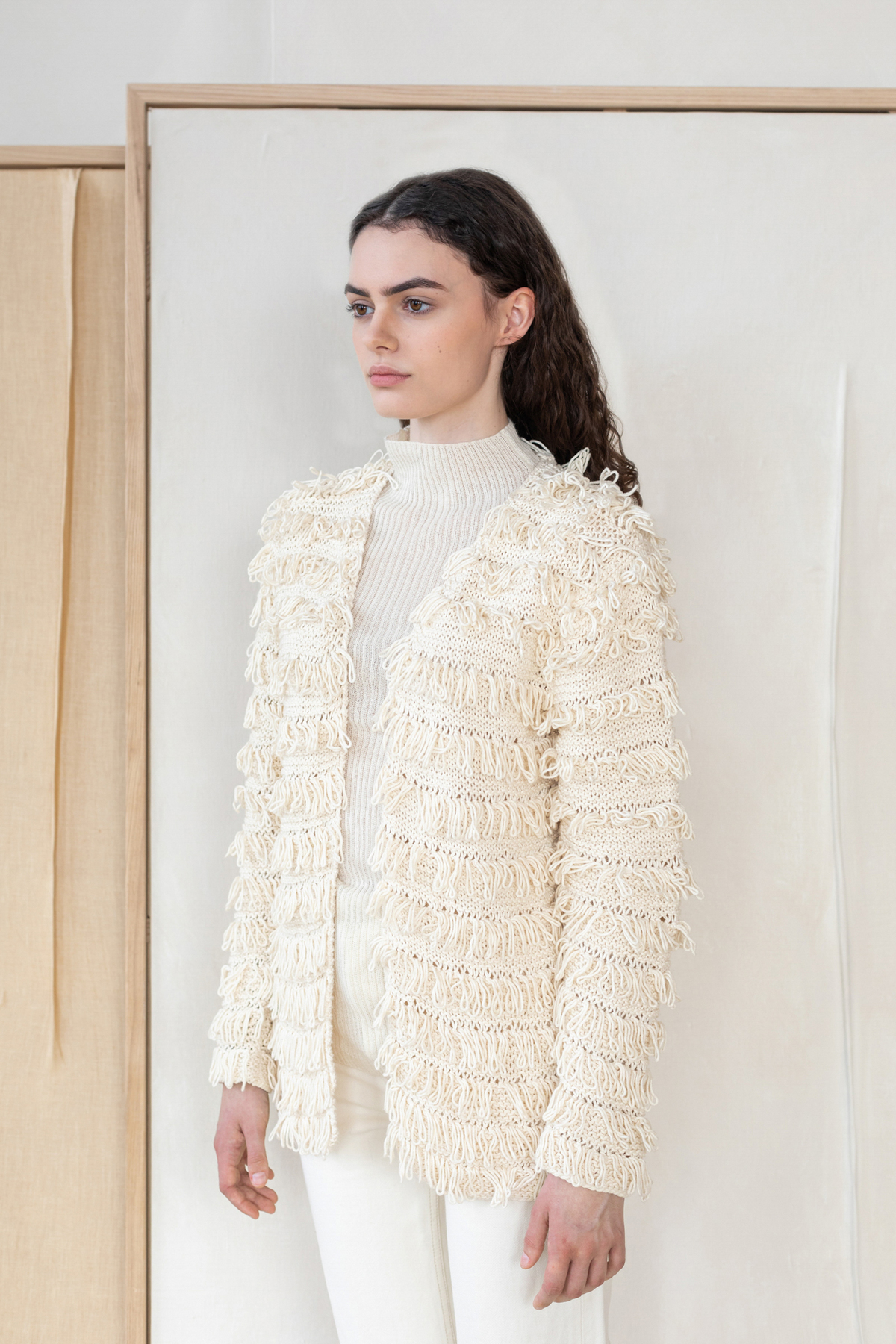Latierra Alpaca Laura Looped Cardigan | Garmentory