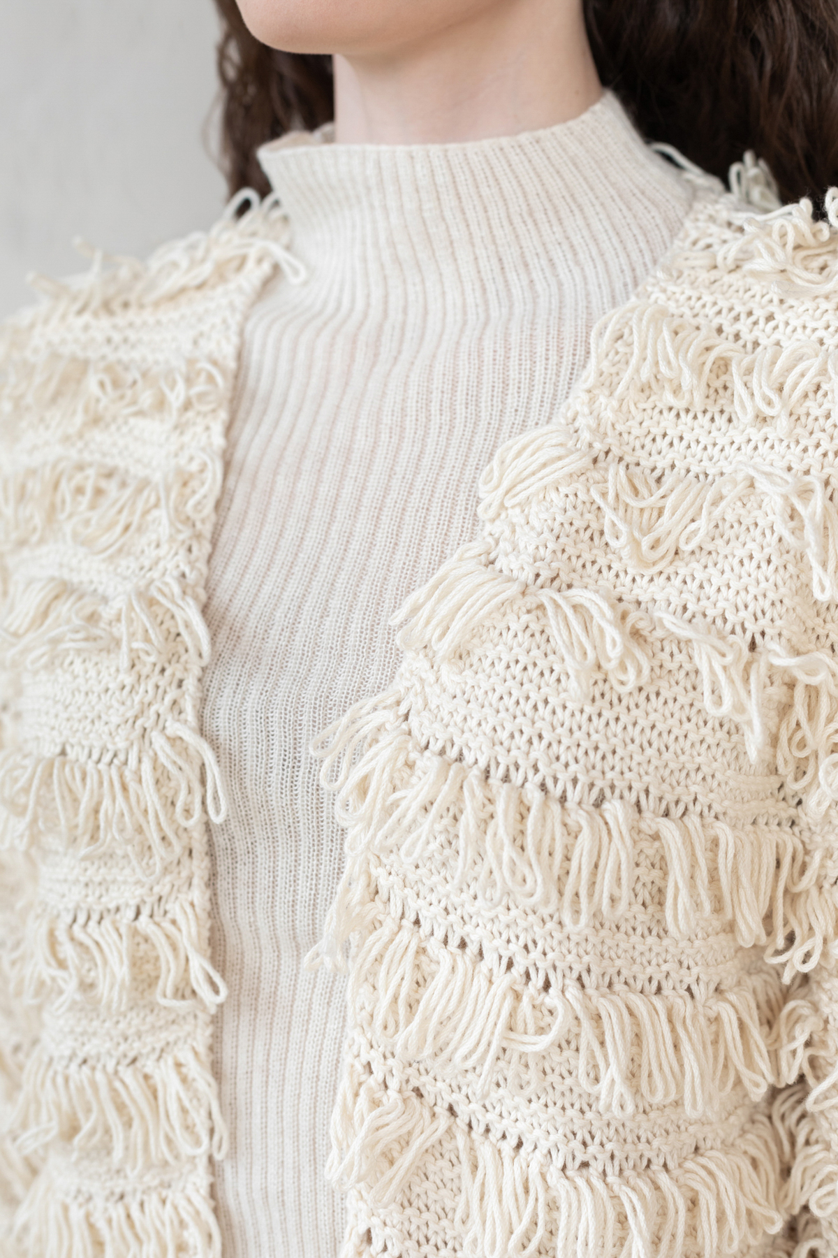 Latierra Alpaca Laura Looped Cardigan | Garmentory