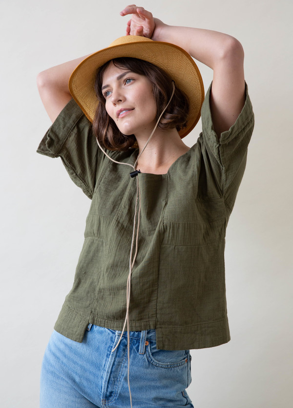 BROOKES BOSSWELL Felt Wool Alderman Drawstring Hat Brookes Boswell Alderman Hat | Garmentory main image 3