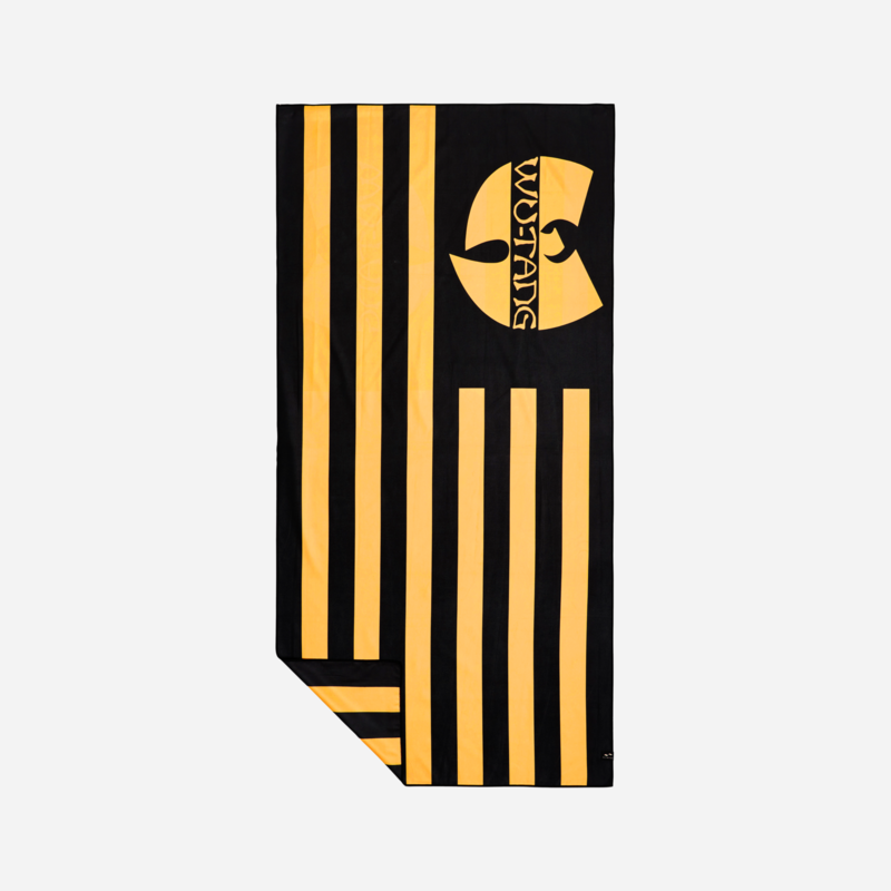 Slowtide Staten Lightweight Quick-Dry Travel Towel - black/yellow Slowtide Staten Lightweight Quick-Dry Travel Towel - black/yellow