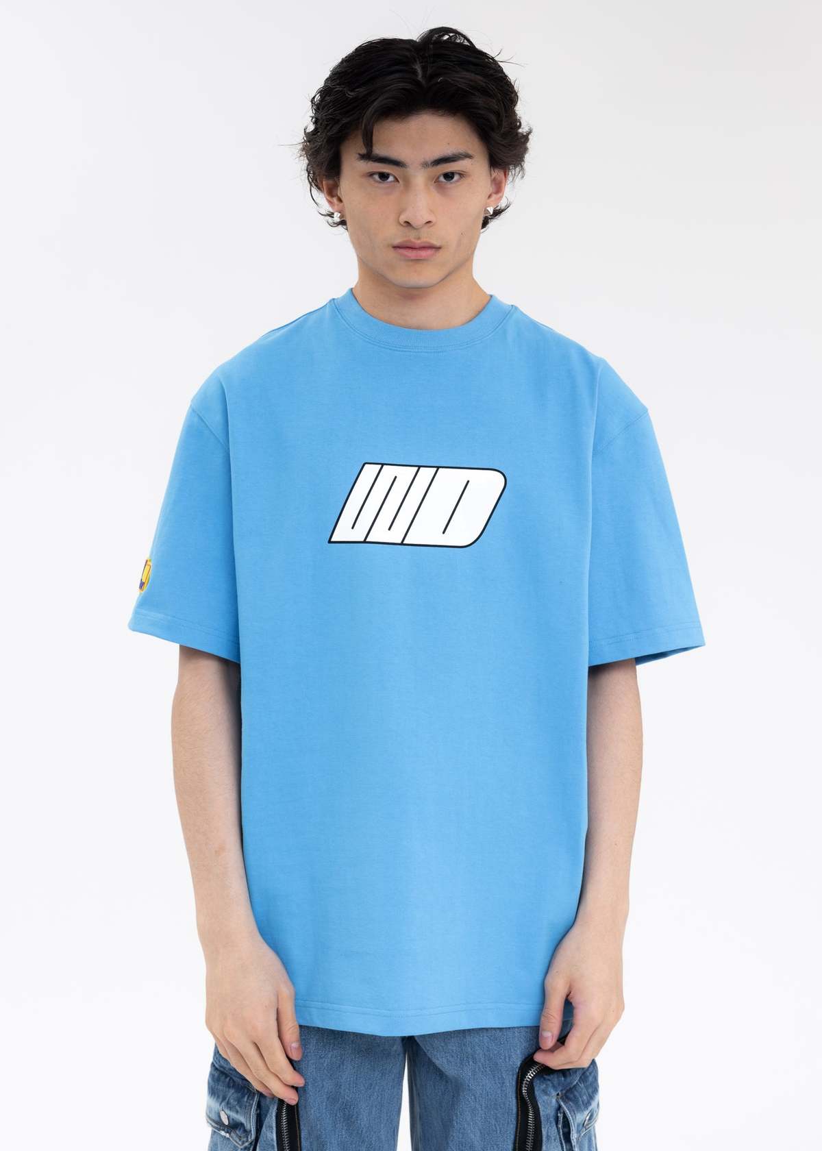 【関税込み】We11done グレー 'WD' Logo Tシャツ We11done: グレー プリントTシャツ | SSENSE 日本
