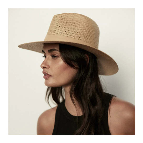 Janessa Leone Simone Hat - Natural | Garmentory display picture 3