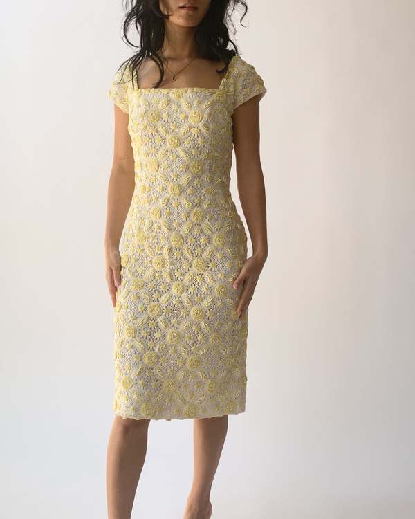 sachin and babi light blue dress Vintage Beaded Cocktail Dress by Party Time For Sale at 1stDibs