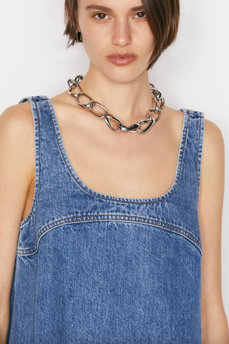 FRAME Denim Frame Micro Flare Denim Dress