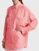 IRO Founda Overshirt - Coral Fluro - Thumbnail 2