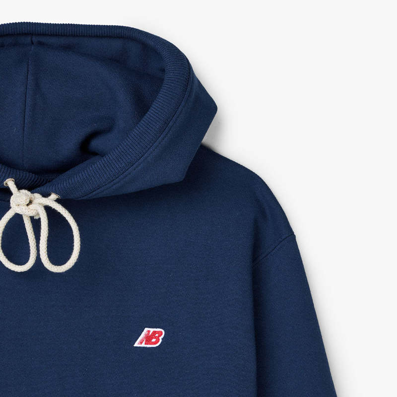New Balance Made in USA Core Pullover Hoodie - Natural Indigo 