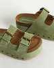 "INTENTIONALLY __________." INTENTIONALLY BLANK Cooper 2 SANDALS - Sage Suede - Thumbnail 4