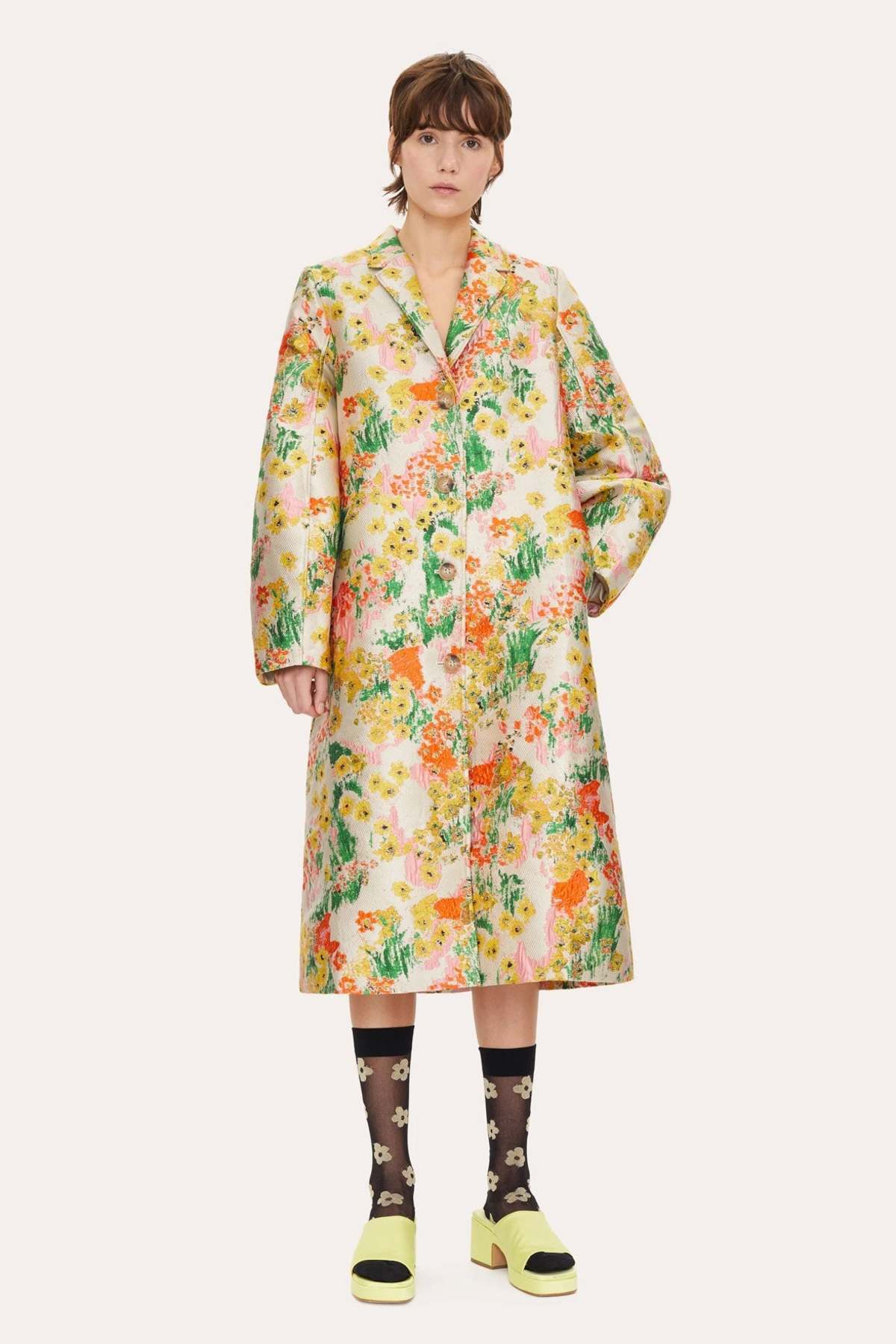 Stine Goya Cornelia Coat - Artist Canvas Daytim | Garmentory