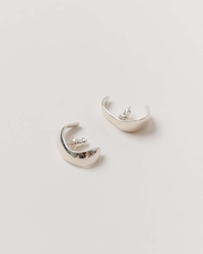 Hernan Herdez Irregular Lobe Hoops | Garmentory