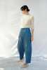 Micaela Greg Barrel Pant - Mid Blue - Thumbnail 3