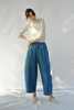 Micaela Greg Barrel Pant - Mid Blue - Thumbnail 4