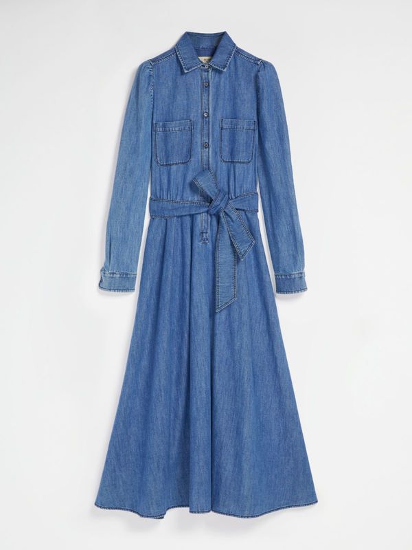 max mara cotton denim dress Cotton denim dresses