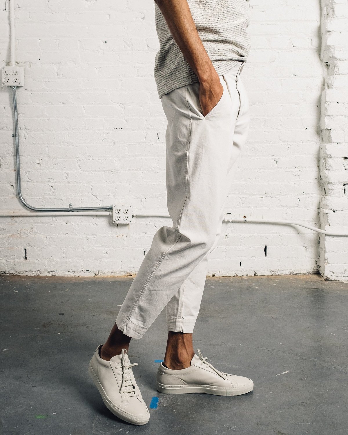 Folk Assembly Pant - Light Stone - Image 3 of 8