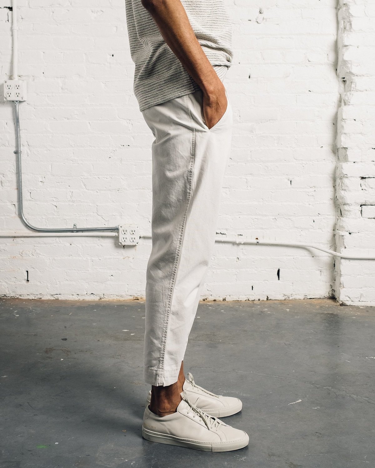 Folk Assembly Pant - Light Stone - Image 4 of 8